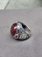 Hüddam Tılsımlı Kişiye Özel Gümüş Yüzük