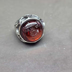 Hüddam Tılsımlı Kişiye Özel Gümüş Yüzük