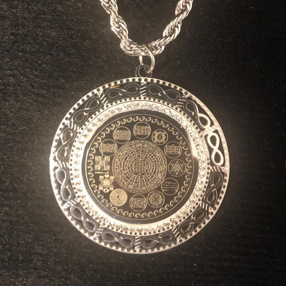 Korumalı Sonsuzluk Çelik Kolye