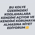 Korumalı Dualı Katlanır Kolye