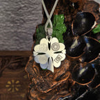 Dualı Yonca Gümüş Kolye