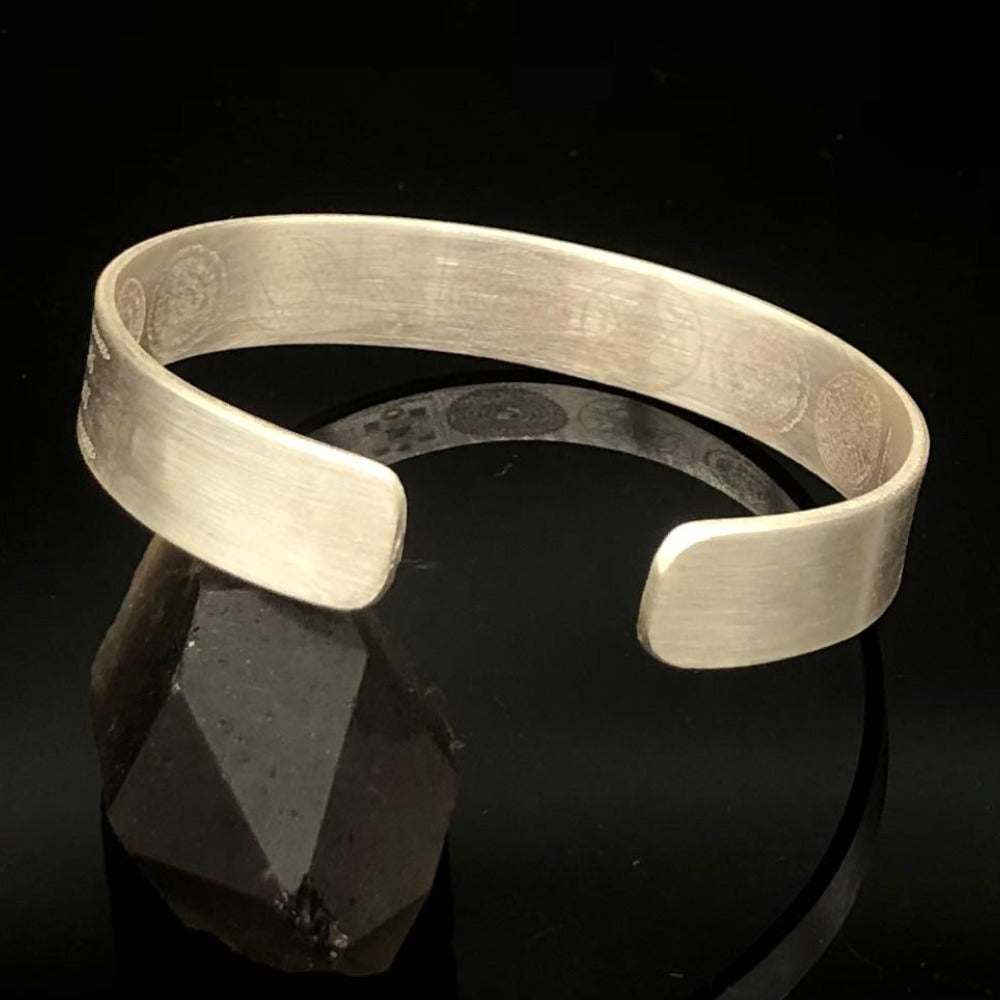 Manevi Zırh Gümüş Bileklik